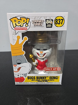Funko Pop! Vinyl: Looney Tunes - Bugs Bunny (King) (Metallic) - Target...