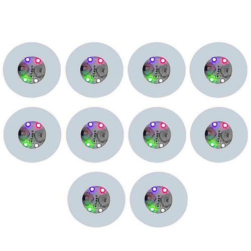 10Pcs/set LED Coaster Light Up Drink Bottle Cup Mat Glow Club Party Bar Decor - Picture 12 of 21
