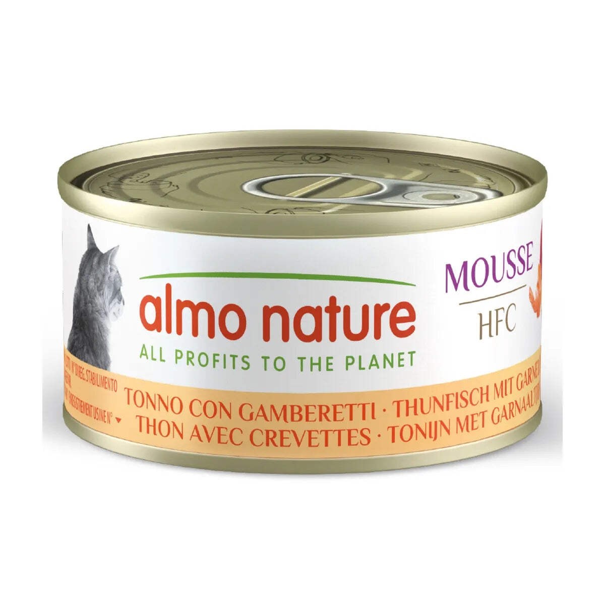 ALMO NATURE HFC CON TONNO E GAMBERETTI 70 GR