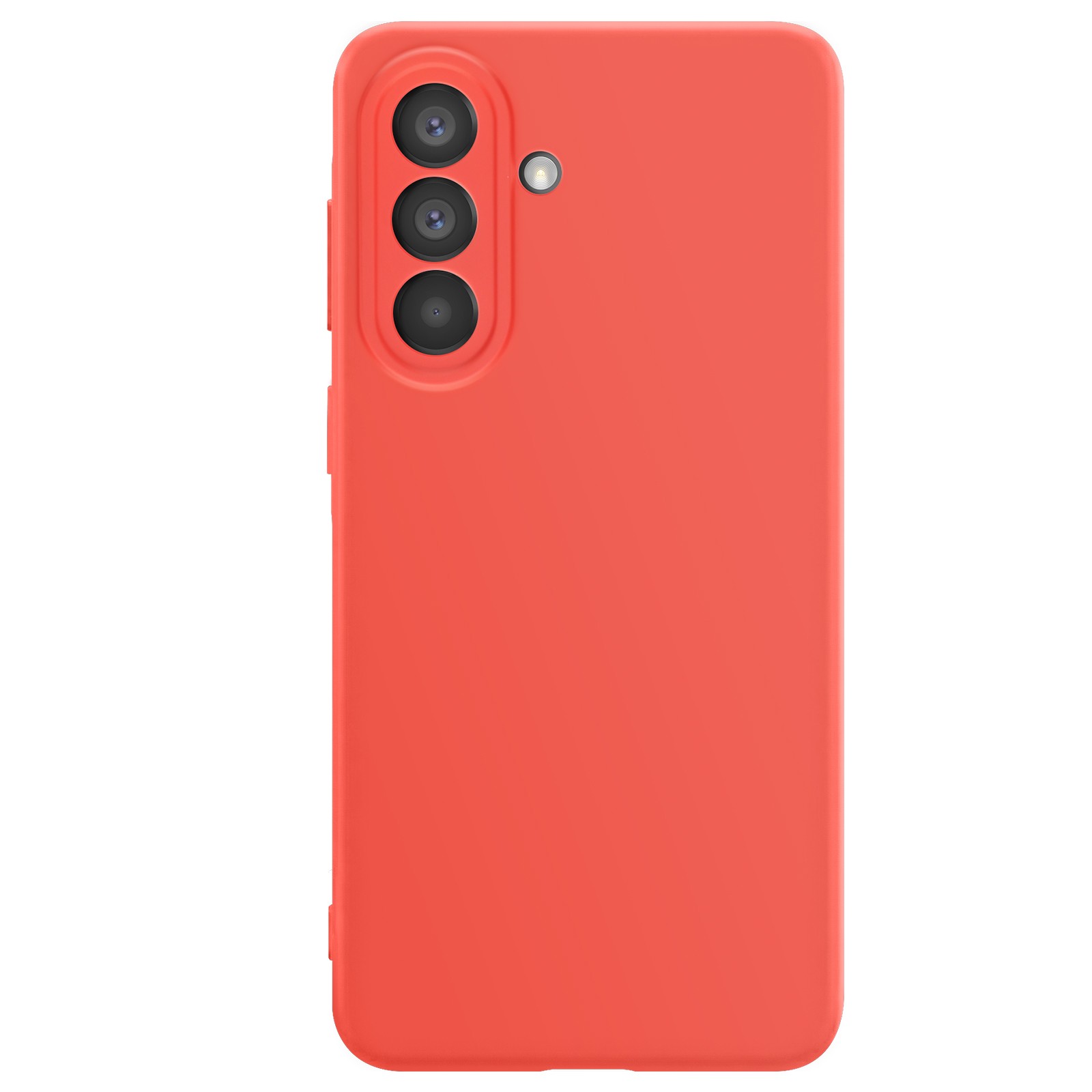 Coque Galaxy A57 antichoc en silicone souple Fast Cover orange