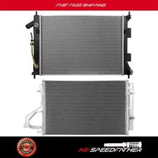 For 2013 14-2015 Hyundai Elantra GT Aluminum Radiator & Condenser Cooling Kit