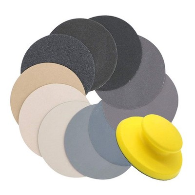 VIBRATITE 40 Stück 125mm Nass Trocken Schleifpapier Feine Körnung 80 bis 7000