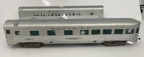 HO Scale Penn Line Full Dome Santa Fe beleuchtete Esszimmer Personenwagen 3 Stück - Bild 5 von 22