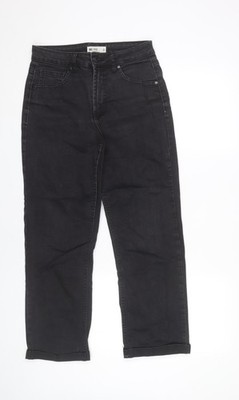 RE: Damen-Stretchjeans schwarz gerade hoher Bund Größe 8 Regular