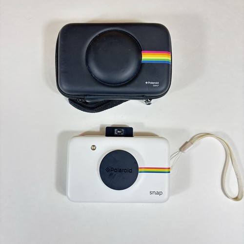(i) Polaroid Snap Camera Instant Digital Zink Technology White Model POLSP01