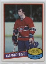 1980-81 Topps Scratched Mark Napier #111 1g62