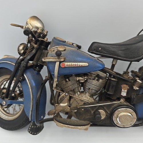 FRANKLIN MINT 1:10 Scale Model 1948 HARLEY-DAVIDSON PANHEAD MOTORCYCLE, As-Is - Bild 4 von 5