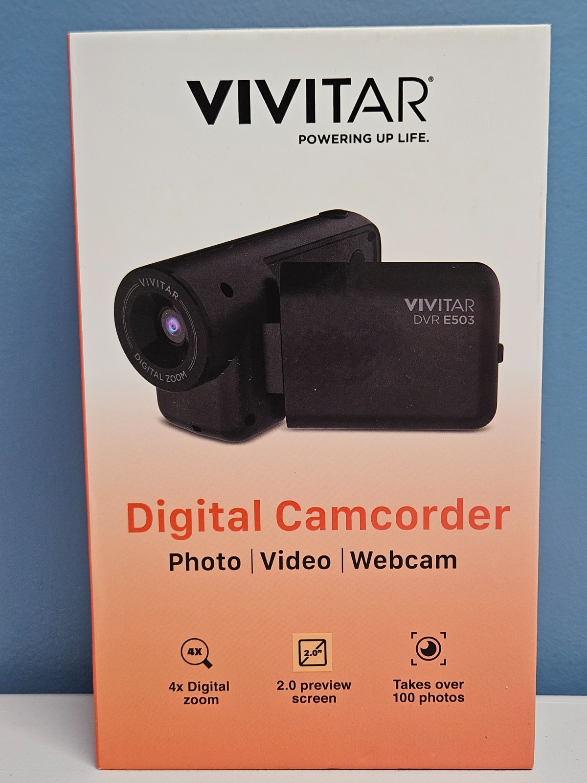 4x Zoom 2" Preview Screen Dvr E503 - New & Sealed