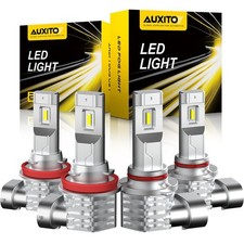 Auxito Hb3h8 9005 H11 Combo Led Headlight Bulbs Pair Kits High Low Beam 6500k 4 Auxito Hb3h8 9005 H11 Combo Led Headlight Bulbs Pair Kits High Low Beam 6500k 4