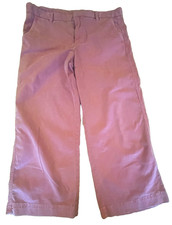Gap Chino  wide leg  crop 'spring coral'  trousers  size US 10 UK14 waist  35