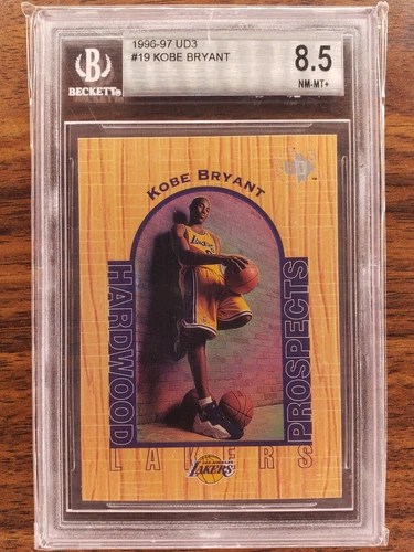 1996-97 Kobe Bryant Rookie Hardwood Prospects #19 UD3 BGS 8.5 NM-MT+ RC