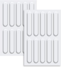 20 Pcs Door Silencer 63 mm Door Pads Stop Slamming Furniture Bumpers for Cabinet