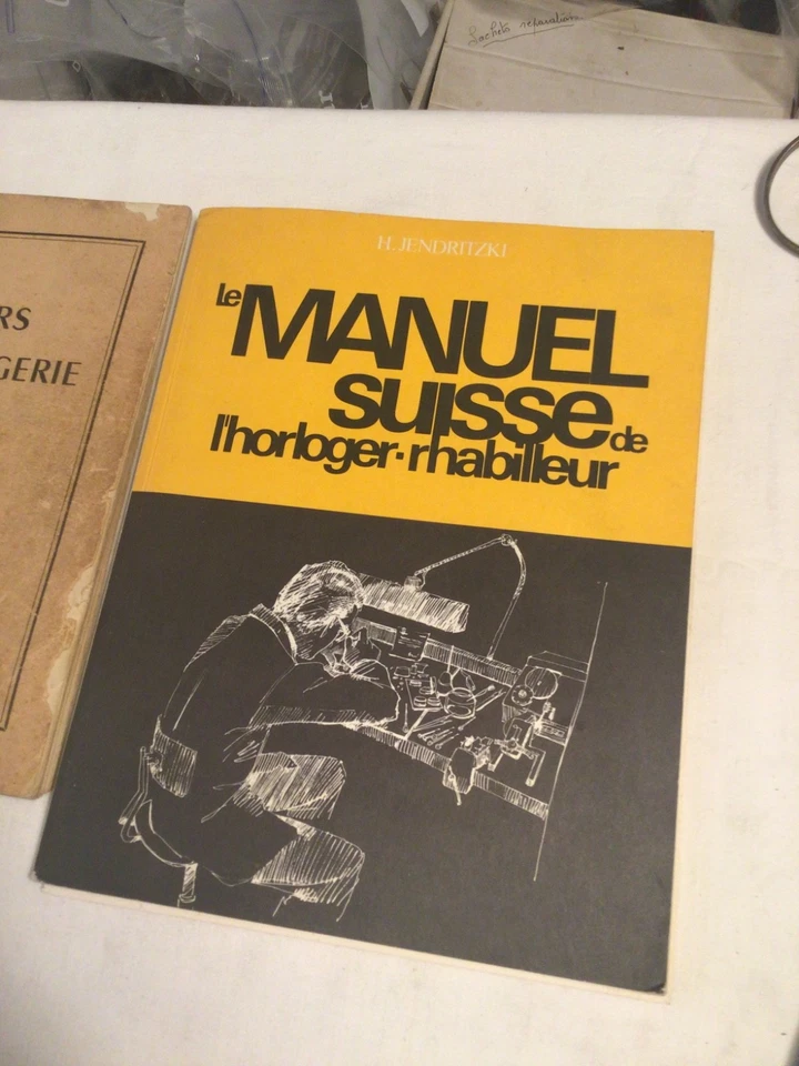 Cours horlogerie Manuel Suisse de L'Horloger rhabilleur manuel montres ancienne - Photo 2/4