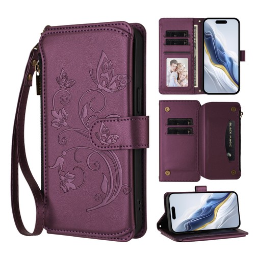 Zip Wallet Case Purse Leather Flip Stand Phone Cover For Nokia C32 HMD C300 - Picture 40 of 73