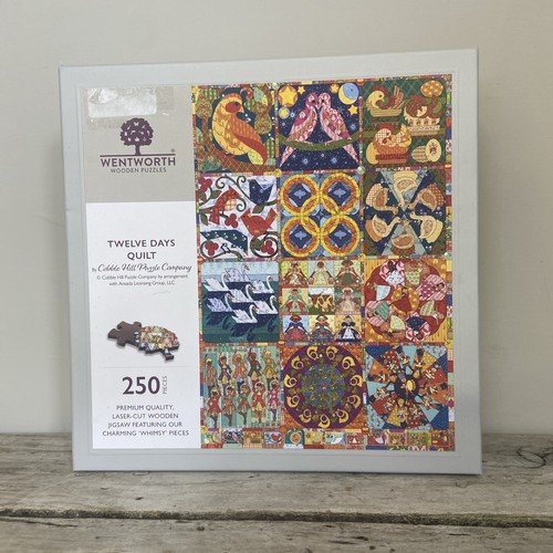 Wentworth Puzzle Twelve Days Quilt Weihnachten 250 Teile Holzpuzzle Laune