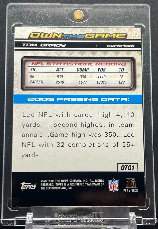 TOM BRADY TOPPS SILVER HOLO REFRACTOR EARLY YEAR PATRIOTS SUPER BOWL MVP MINT — 第 3/4 张图片