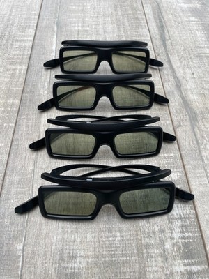 SAMSUNG 4 x 3D-Brillen ''Aktive Glasses'' Model: SSG-3050GB - Funktion getestet