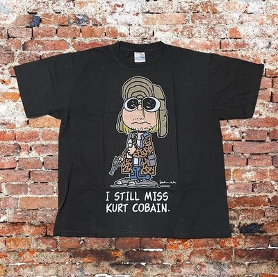 Kurt Cobain x Snoopy Collaboration T-Shirt I Still Miss Kurt Tee Neu