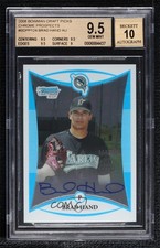 2008 Bowman Draft Prospects Chrome Brad Hand #BDPP124 BGS 9.5 GEM MINT Auto 0s3