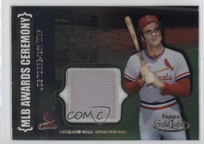 2002 Gold Label MLB Awards Ceremony Relic Class 3 Titanium Joe Torre HOF e6p