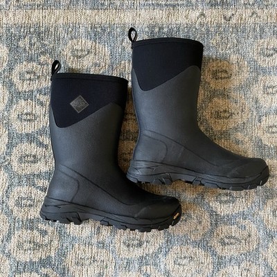 Muck Arctic Ice Arctic Grip AT 8mm Neoprene Waterproof Boot Men Sz 9 Black