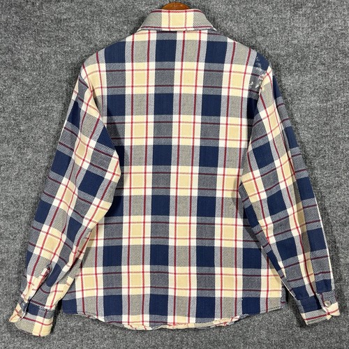 VINTAGE 70s 80s Big Mac Flannel Shirt Mens Size Medium Cotton Heavy Sanforized - Picture 13 of 24
