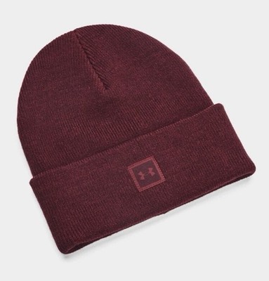Under Armour Beanie Mütze Burgundy Cold Conditions Logo One Size NEU