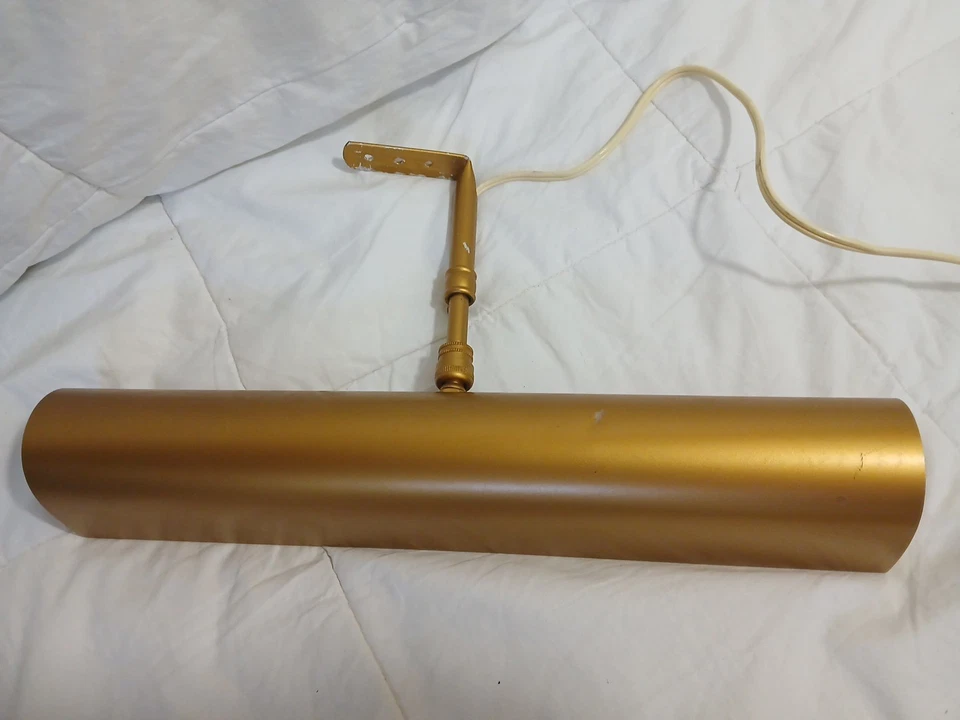 Vintage House of Troy 2-Bulb Plug-In Picture Art Light T14-56 Bronze Finish, 14" - Image 2 of 4