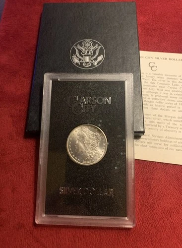 $1 1883-CC Carson City Morgan Silver Dollar  GSA With Cert Uncirculated