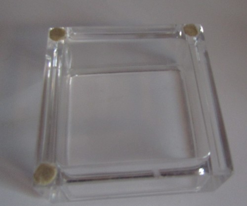 Tocador de baratija Lalique Crystal Duncan Nude caja cuadrada transparente #1088 - Imagen 8 de 19