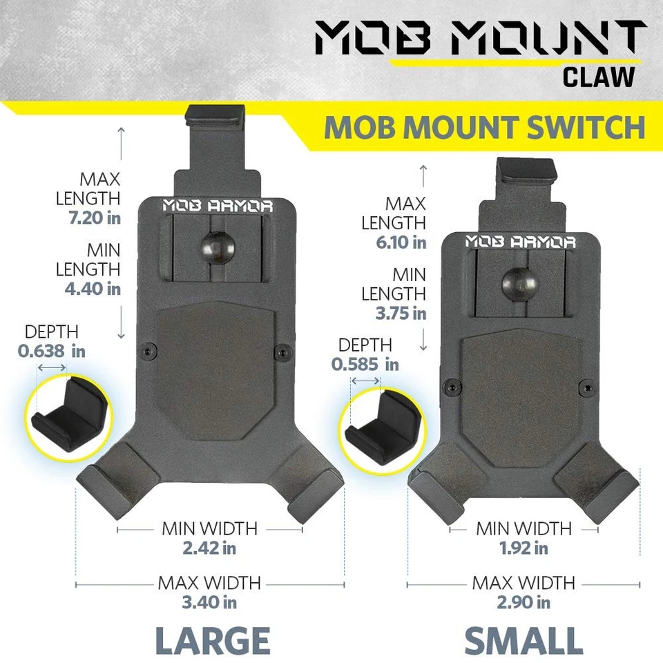 Mob Mount Claw with 360° Rotation - Universal Phone Mounting Clamp for Motorc... - Image 4 of 4