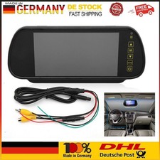 DE 7 Zoll LCD MONITOR INNENSPIEGEL RÜCKSPIEGEL Auto KFZ für Rückfahrkamera