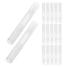 20 Pcs Refillable Lip Gloss Tubes Pen With And Soft Brush Applicator