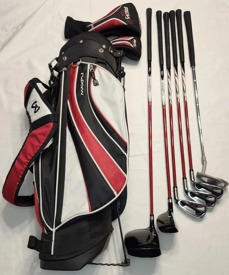 MAXFLI REV2 Youth 6 Golf Club Driver Iron Putter Set W/Bag, RH - For Youth Kids - Image 2 of 4
