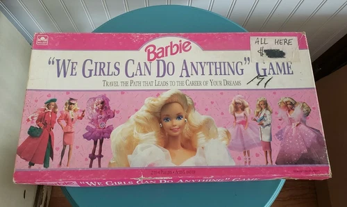 Vintage BARBIE board GAME WE GIRLS CAN DO ANYTHING