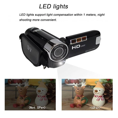 1080P HD Camcorder Digital Video Camera TFT LCD 24MP 16X Zoom Night Vision - Picture 4 of 12