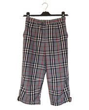 Burberry Wool Tartan Print Girls Trousers Size:12Y