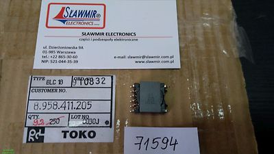 TOKO 8.958.411.205 TV _ PCB Induktivität Choke Trafo Spule LOT-2pcs