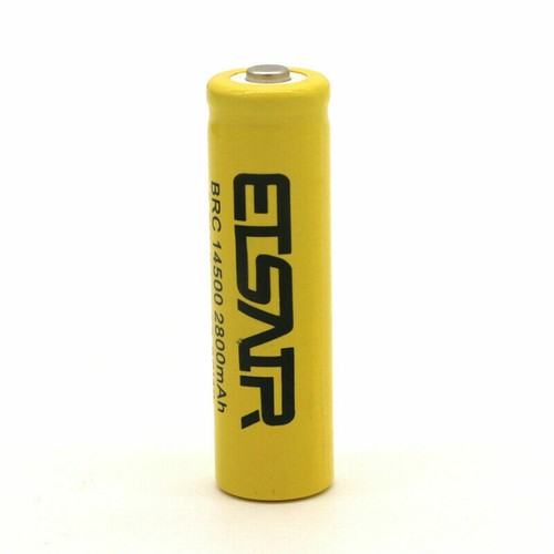 ETSAIR 14500 Battery 2800mAh 3.7V Rechargeable Batteries Cell Charger Lot - Picture 3 of 21