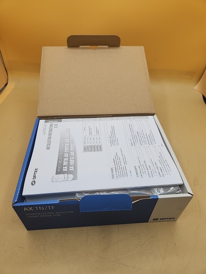 Optex Dual Beam Photoelectric Motion Detector Model AX200TN(C) New eBay