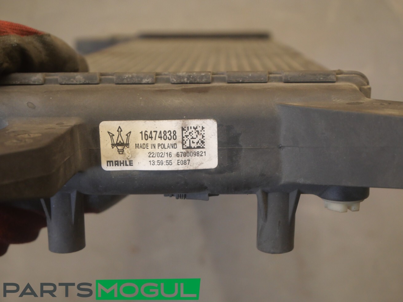 14-17 Maserati Quattroporte Engine Coolant Auxiliary Radiator OEM