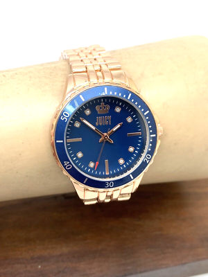 Juicy By Juicy Couture Women's Watch JC/5020 Quartz Blue Dial Rose