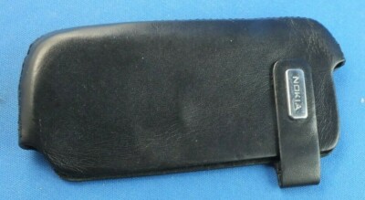 Original Nokia LEDER Ledertasche Tasche Etui Hülle 8800 Sapphire Arte Schwarz 