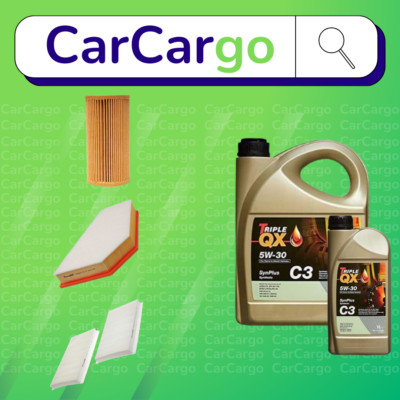 SERVICE KIT FOR Volvo V40 D4 Diesel 2012-2014 OIL AIR CABIN TRIPLE QX 5W-30
