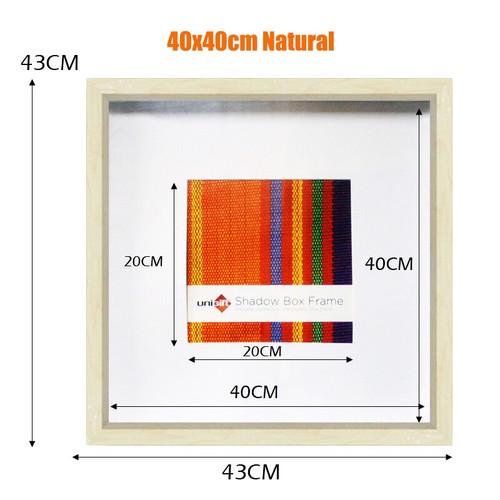 Shadow Box Photo Picture Poster Frame 3 colour options 3d art craft glass frame - Picture 13 of 13