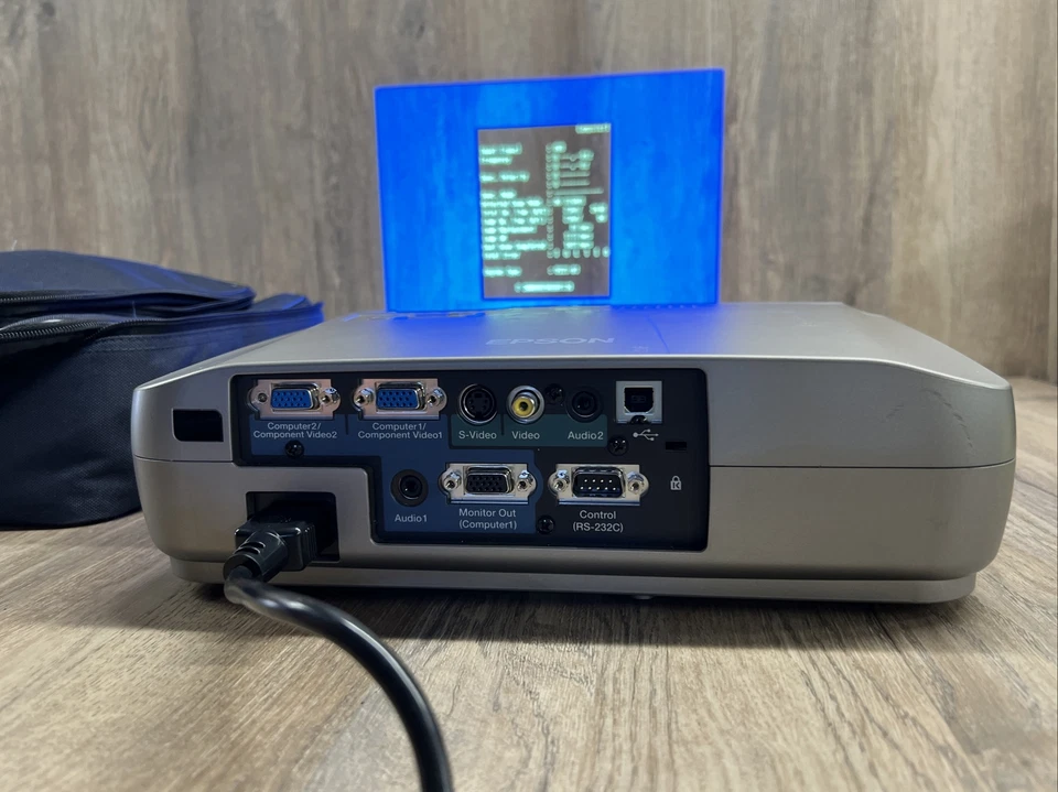 Epson PowerLite 54C 3 LCD Projector & Case EMP-54 Model - Image 3 of 4