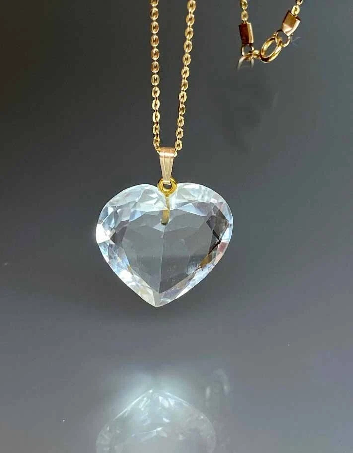 Collana Donna Argento 925 Con Zaffiro Bianco Creato, Pendente Rotondo A Griffe, LAS