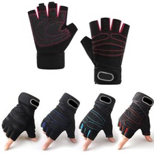 Fitness Gloves Gym Weight Lifting Yoga Workout Bodybuilding Training Wrist Wraps