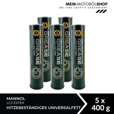 Mannol 8029 High Temperature Grease LC2 Universalfett 5x400 Gramm