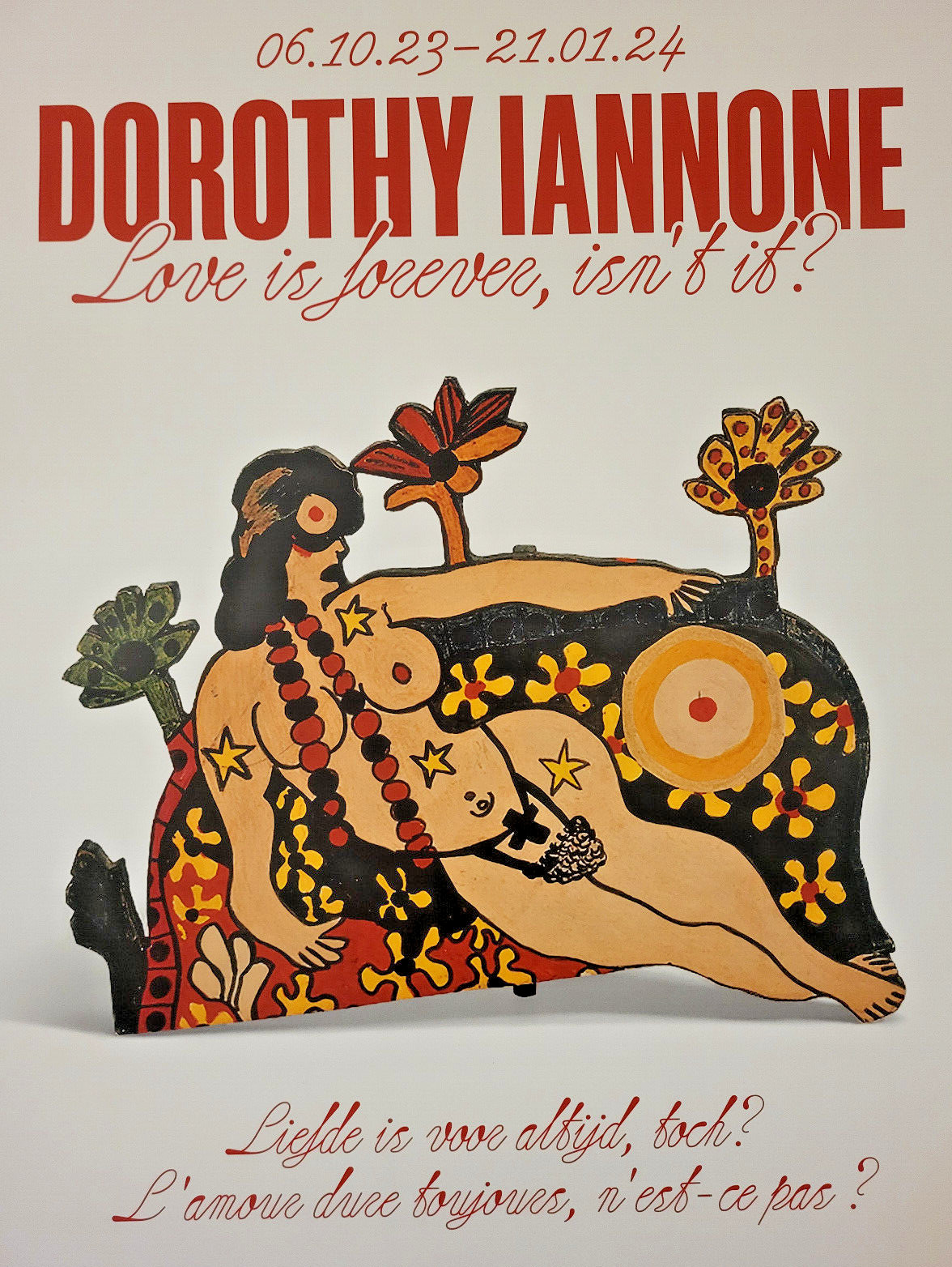 DOROTHY IANNONE - AFFICHE ORIGINALE EXPOSITION - ANVERS BELGIQUE - 2023 image 3